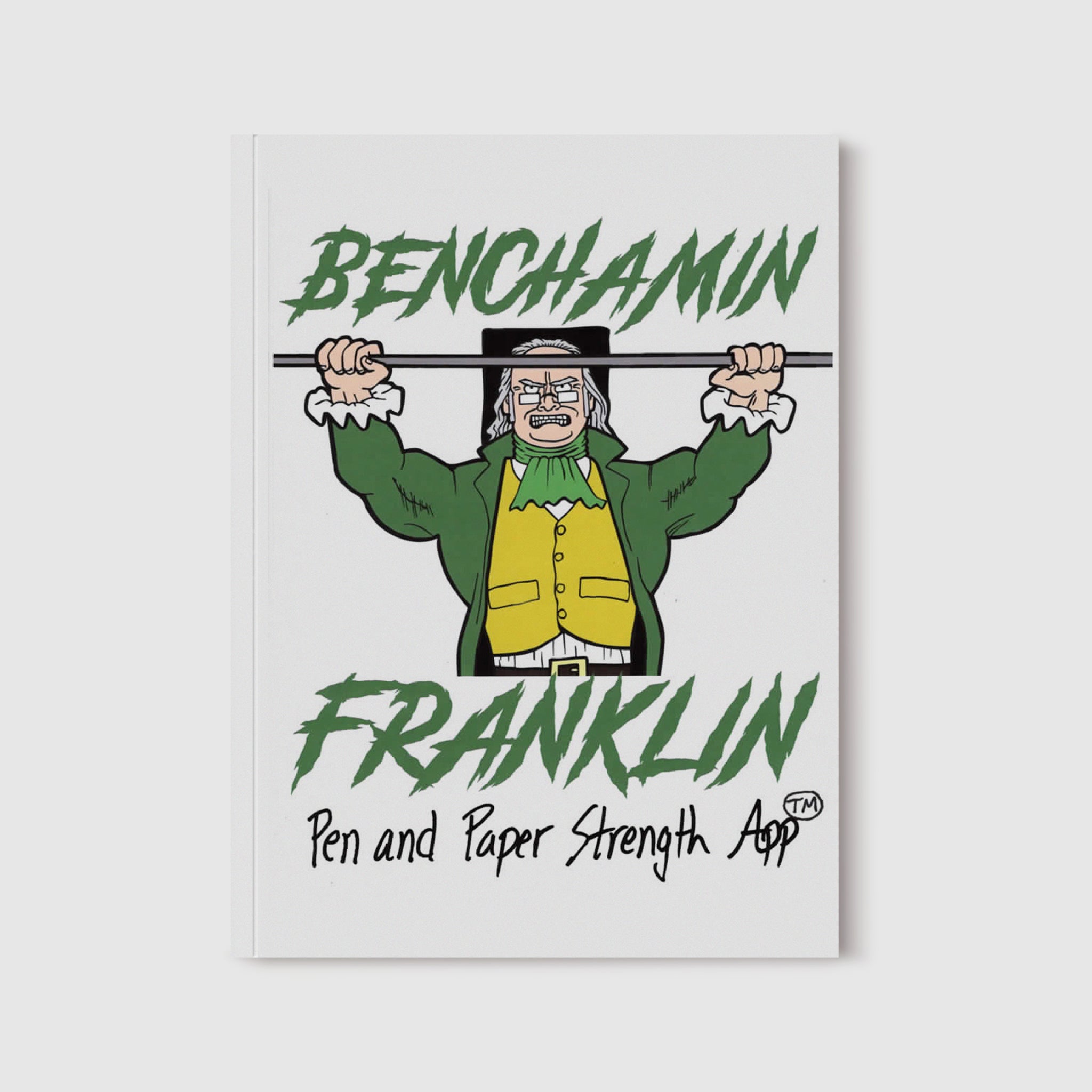 Benchamin Franklin Funny Workout Weight Lifting Design' Men's T